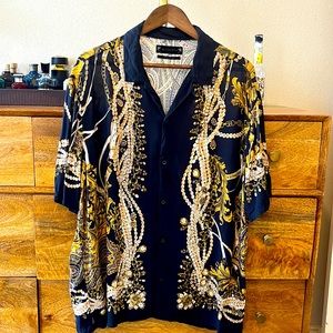 All Saint’s Relaxed Baroque Shirt Large